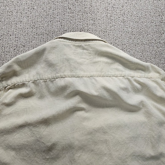Nat Nast Shirt Mens XXL Button Up Short Sleeve Casual Preppy Silk Blend Camp - Picture 9 of 9
